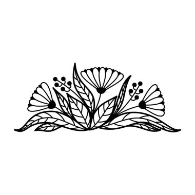 VECTOR 'DA BİR BEYAZ ARKASINDA ÇİÇEKİM