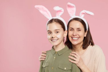 Family in rabbit ears