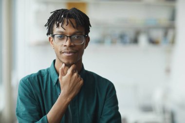 African young designer at office