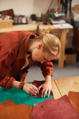 Genç Kadın Sanatçı Çalışıyor