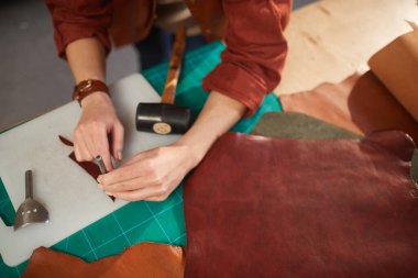 Using Leather Punching Tool