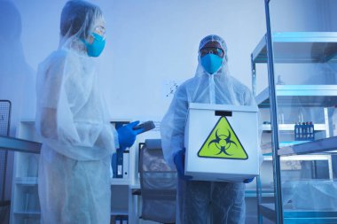 Medical Scientists With Biohazards
