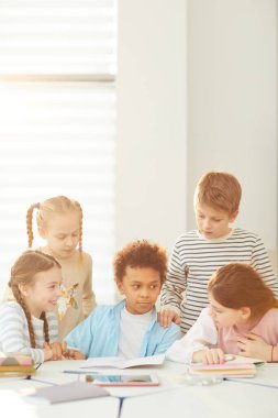 Chatting During Break At School