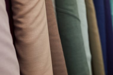 Dükkandaki tekstil.