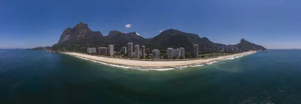 Супер Широкий Повітряний Морський Мис Conrado Beach Ріо Жанейро Гірським — стокове фото