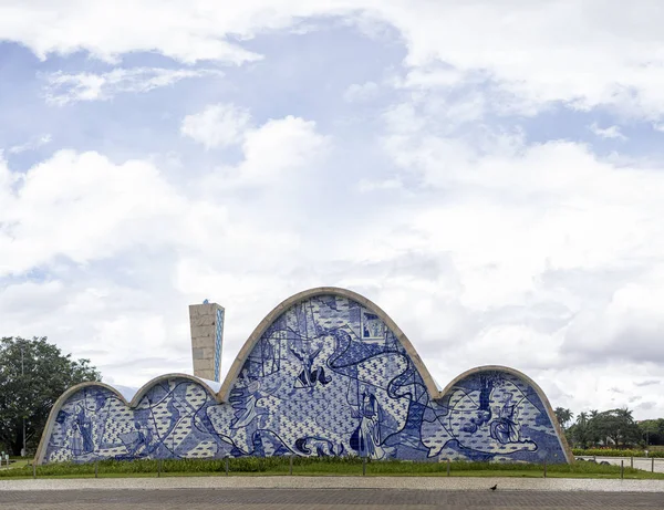 Belo Horizonte Brasil Janeiro 2020 Exterior Capela Igreja Homenagem São — Fotografia de Stock