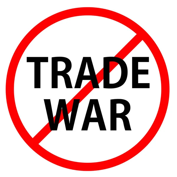 Text Trade War Είναι Κόκκινο Κύκλο Την Κόκκινη Γραμμή Που — Φωτογραφία Αρχείου