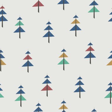 Çam ağacıyla kusursuz kış deseni