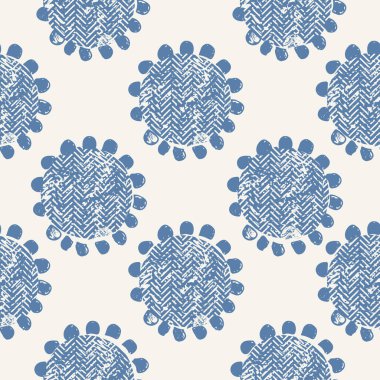 Çiçek. Noktalar. Vektör dikişsiz desen. Çocuk gömleği ya da bebek gömleği dizaynı için kullanılabilir. Moda tasarımı. Moda grafiği Tişört. Çocuklar giyer. tee