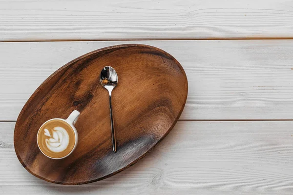 Чашка Кофе Столе — стоковое фото