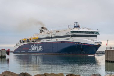 Hirtshals, Danimarka, 20 Kasım 2019: Renk Şirketi