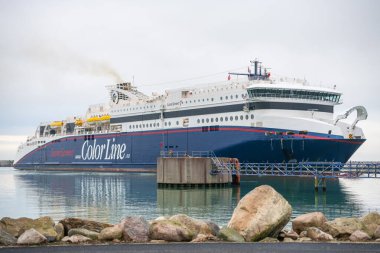 Hirtshals, Danimarka, 20 Kasım 2019: Renk Şirketi