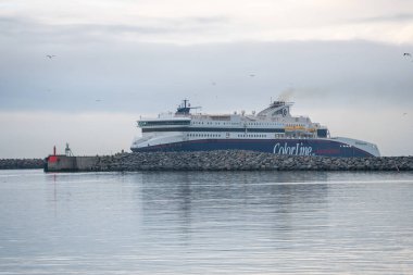 Hirtshals, Danimarka, 20 Kasım 2019: Renk Şirketi