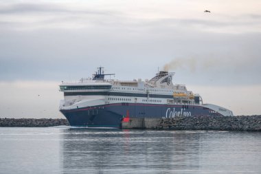Hirtshals, Danimarka, 20 Kasım 2019: Renk Şirketi