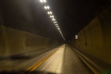 Norveç, 23 Kasım 2019: Sandefjord 'dan Sandefjord' a araba yolculuğu 