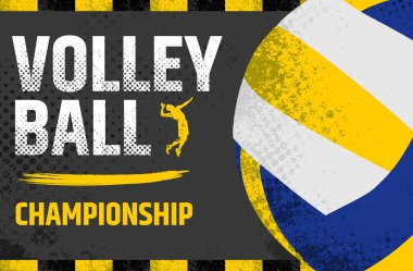 Vektör Grunge Voleybol