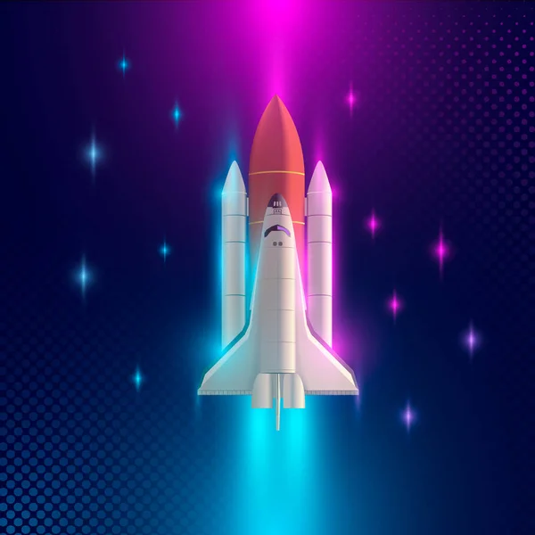 Space Shuttle Start Rakiety — Zdjęcie stockowe