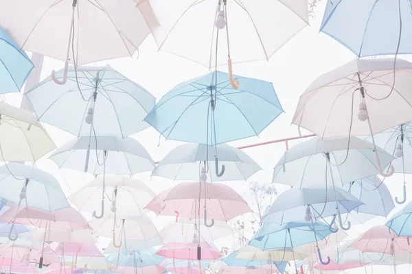 Deštníkem vzor pastel — Stock fotografie