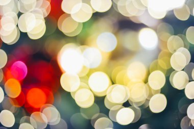 Noel ağacı Noel ve yeni yıl da için bokeh ile ışık