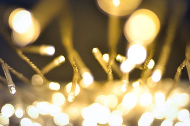 LED ışık bokeh ile Noel ağacı Noel ve yılbaşı bugünlük bulanıklık