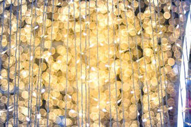 Noel ağacı Noel ve yeni yıl da için bokeh ile ışık