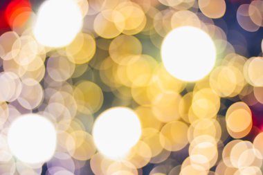 Noel ağacı Noel ve yeni yıl da için bokeh ile ışık