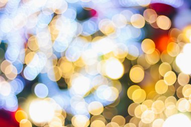 Noel ağacı Noel ve yeni yıl da için bokeh ile ışık