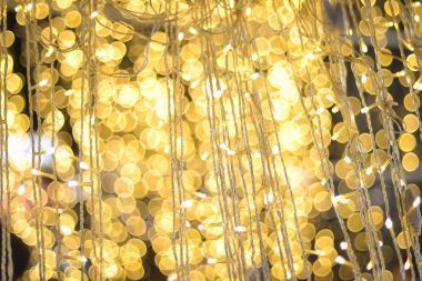 Noel ağacı Noel ve yeni yıl da için bokeh ile ışık