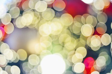 Noel ağacı Noel ve yeni yıl da için bokeh ile ışık