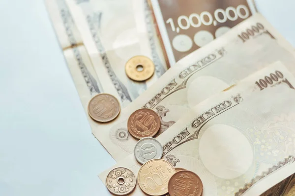 日本の紙幣・ コイン ビジネス — ストック写真