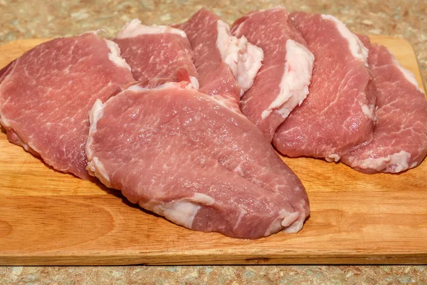 고기 돼지고기 원료 — 스톡 사진
