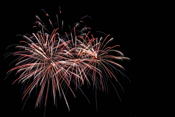 Fireworks salute celebration — Stock Photo, Image