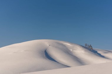 gökyüzü huş Hills kar