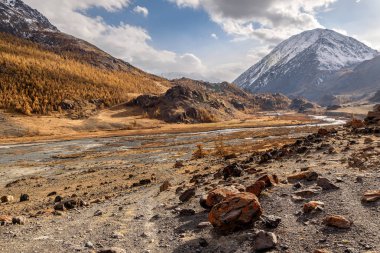 dağlar river road sonbahar bulutlar 