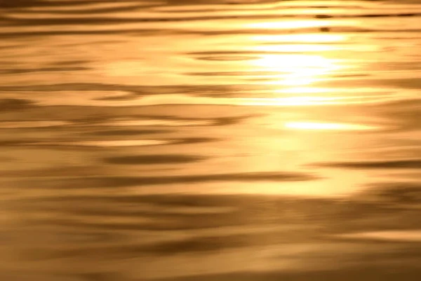 Water golden sunset background — Stock Photo, Image
