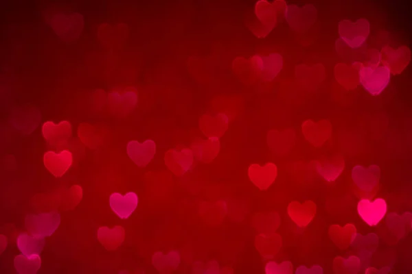 红色情人节背景与红心 爱情概念壁纸 — 图库照片