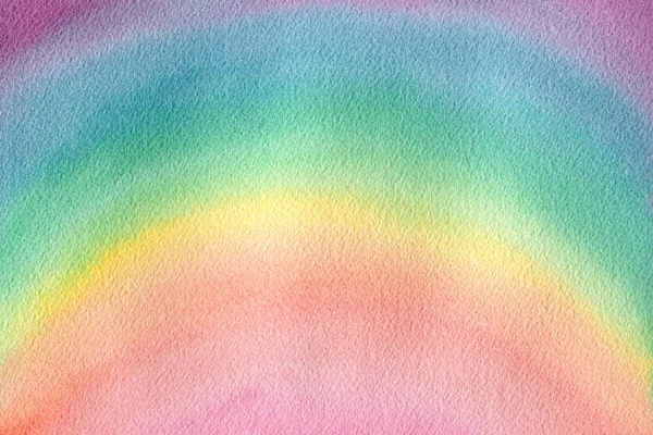 Aquarell Regenbogen Hintergrund Pastell Farbverlauf Hintergrund Design Fröhliche Regenbogenfarben Textur — Stockfoto