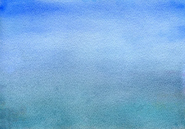 Fundo Abstrato Azul Com Textura Borda Grunge Oceano Céu Aquarela — Fotografia de Stock