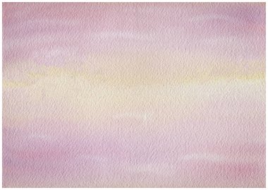 Soyut renkli suluboya boya boya tonu pembe sarı ve mor arkaplan, soyut günbatımı gökyüzü çizimi, pankart tasarımı