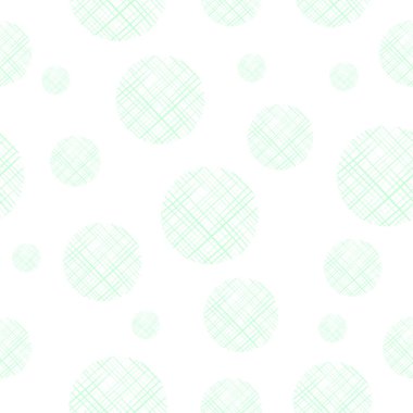 Kumaş desenli tek renkli yeşil daireler, parlak yüzey desenli dizayn kumaş, ambalaj projeleri, noktalar şablonu için harika