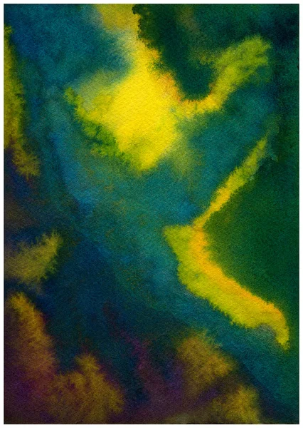 Гранжевий Паперовий Фон Темних Відтінках Синього Фіолетового Зеленого Жовтого Абстрактний — стокове фото
