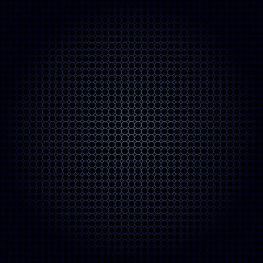 Metalik mavi geometrik arkaplan, sekizgen hücre dokusu, kumaş veya arka planlar için vektör ızgara dokusu, geometrik dikişsiz desen