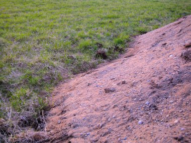 Somutlaştırma için inşaat kumu konumu.