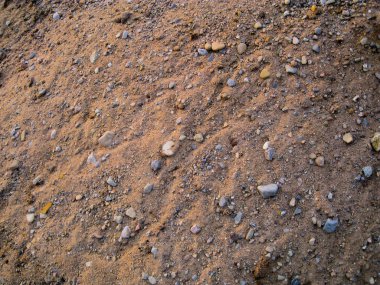 Somutlaştırma için inşaat kumu konumu.