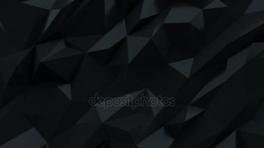 Siyah arka plan. Soyut üçgen doku.