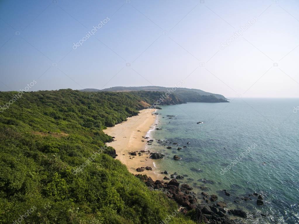 Beauty Xandrem beach aerial view landscape,