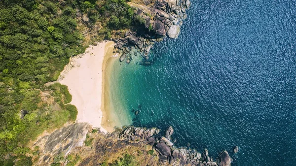 Skönhet Butterfly beach Flygfoto landskap, — Stockfoto