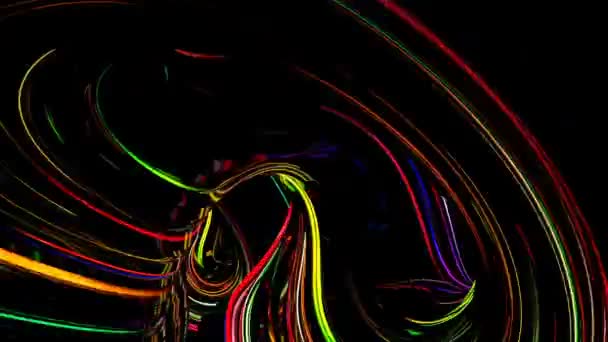 Neon abstracte achtergrond. — Stockvideo