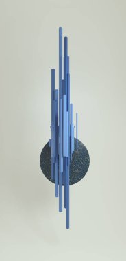 Soyut arkaplan, cep telefonu için duvar kağıdı şablonu. 3d hazırlayıcı.