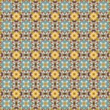 Kaleydoskop kumaş üzerine basım için kusursuz desen, albüm için kağıt, duvar kağıdı, kapak, sayfa kitabı.